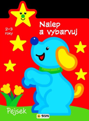 Nalep a vybarvuj - Pejsek- 2-3 roky