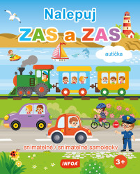 Nalepuj ZAS a ZAS autíčka (snímatelné/snímateľné samolepky) - kniha z kategorie Samolepky
