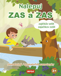 Nalepuj ZAS a ZAS (Zajíčkův sešit/zajačikov zošit) - kniha z kategorie Samolepky