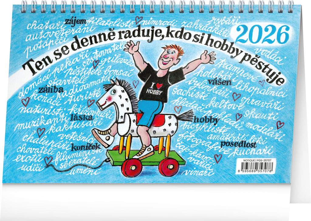 Naše hobby 2026 - stolní kalendář