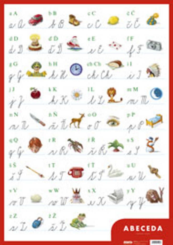Nástěnná tabule Abeceda