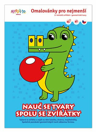 Nauč se tvary spolu se zvířátky - kniha z kategorie Omalovánky