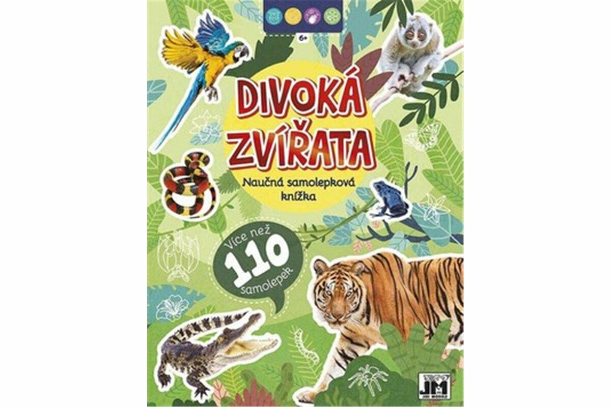 Naučná samolepková knížka - Divoká zvířata