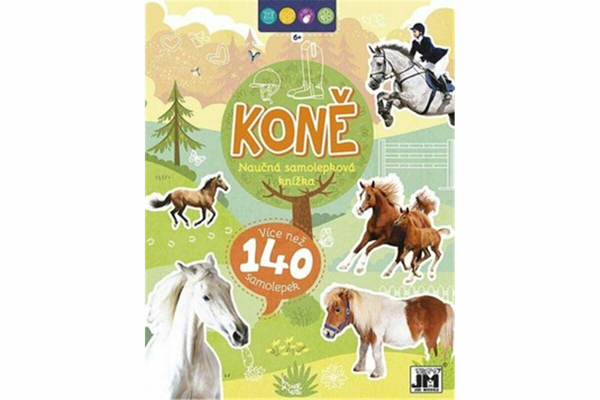 Naučná samolepková knížka - Koně