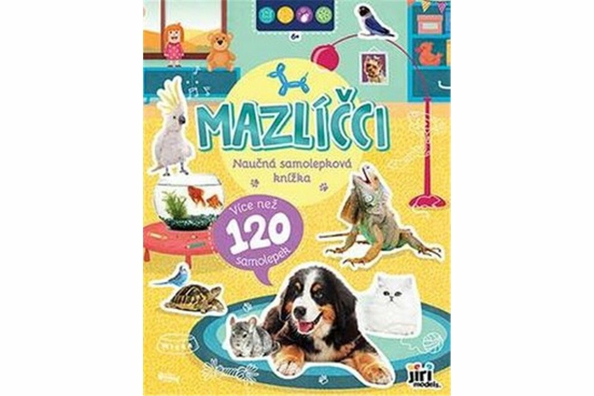 Naučná samolepková knížka - Mazlíčci