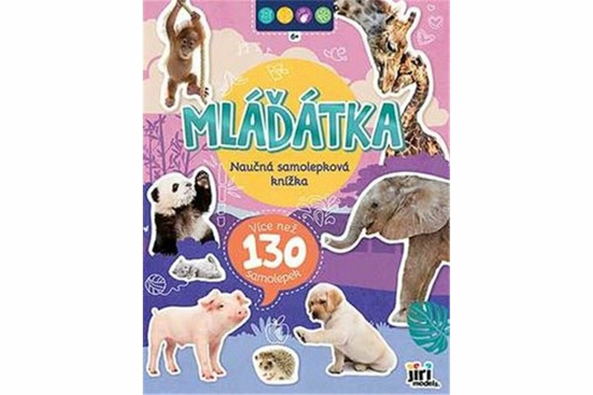 Naučná samolepková knížka - Mláďátka