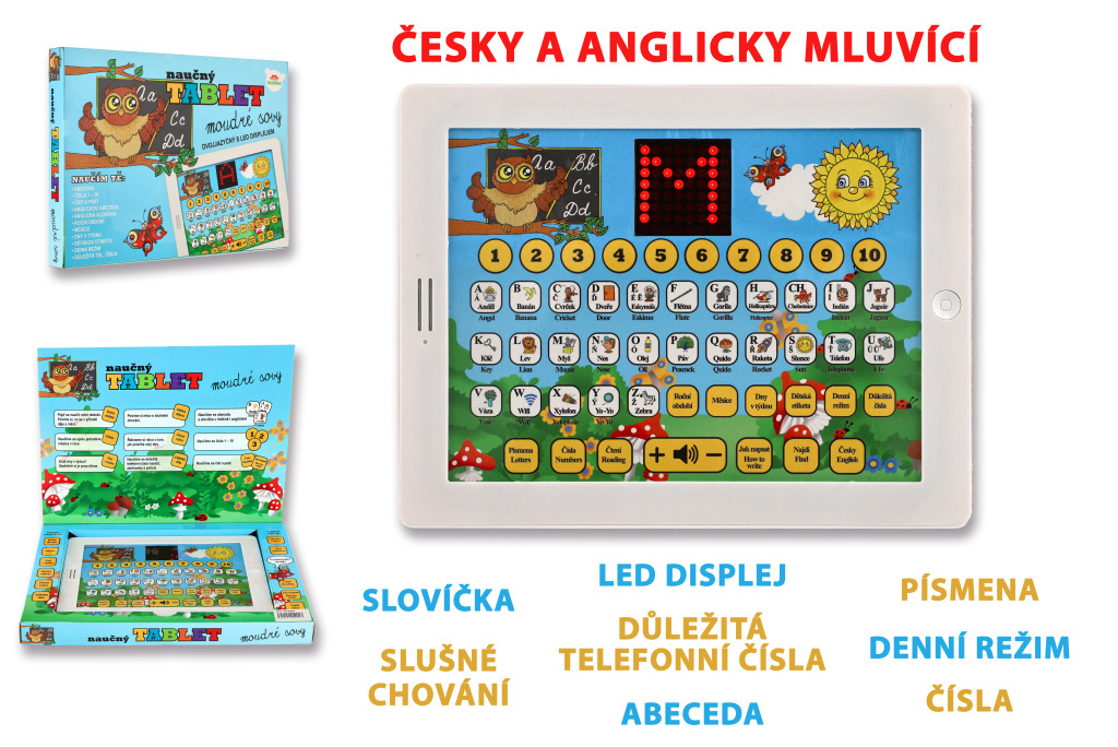 Naučný tablet Moudré sovy