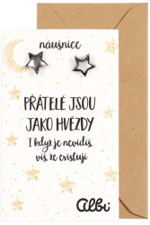 Náušnice - Děkuji