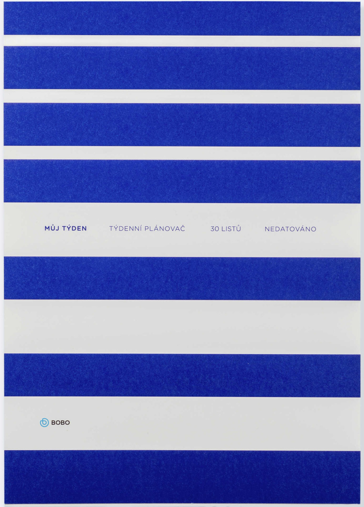 Nedatovaný plánovač Týdenní na výšku