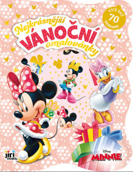 Nejkrásnější vánoční omalovánky se samolepkami: Minnie