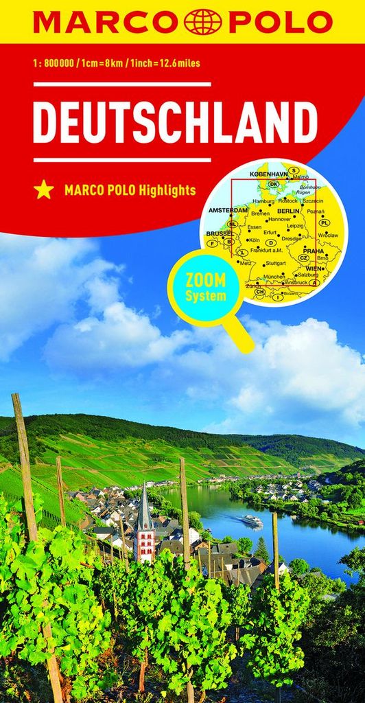 Německo Deutschland 1:800 000