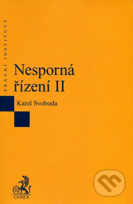 Nesporná řízení II