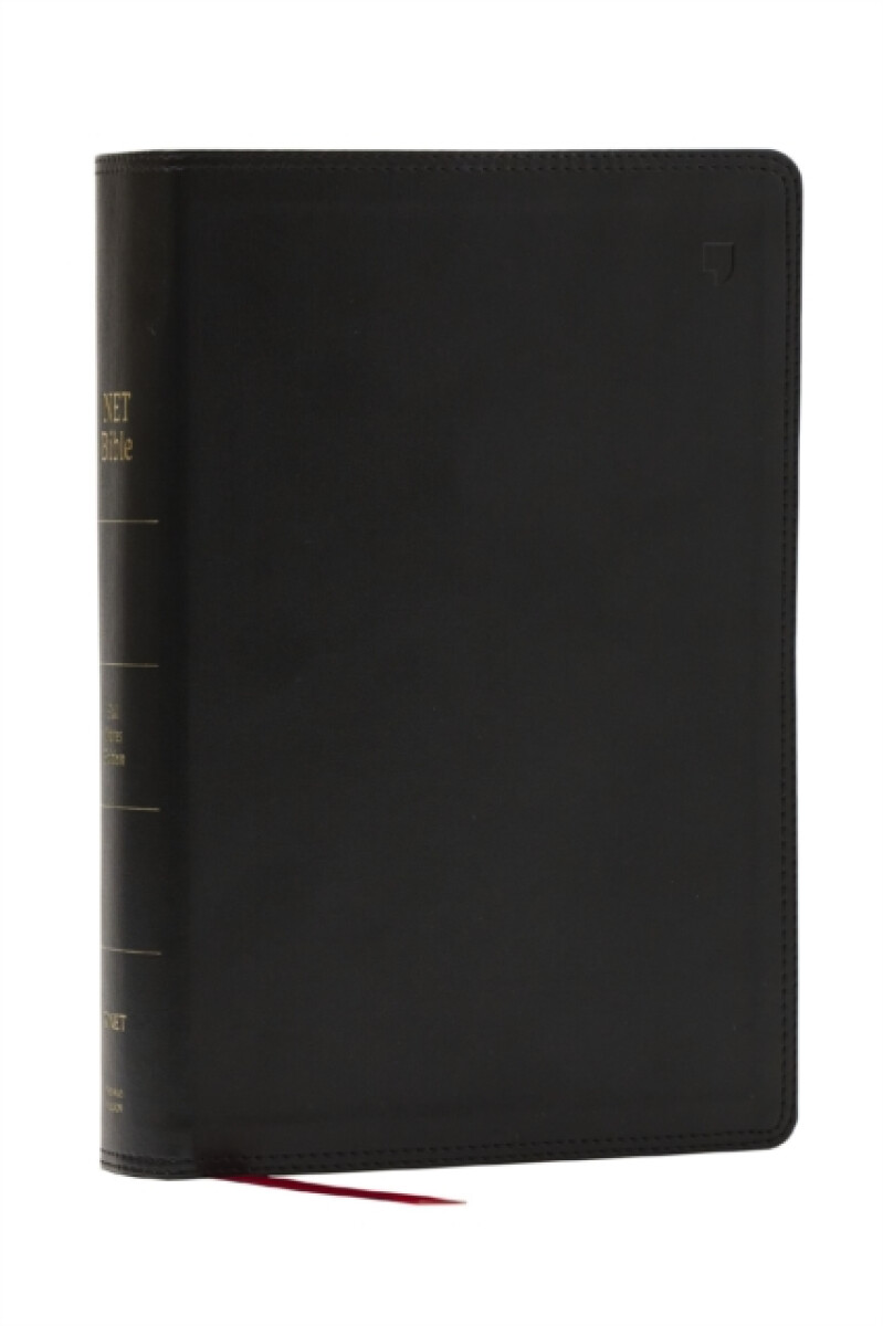 NET Bible, Full Notes Edition (NET, Black Leathersoft, Comfort Print)