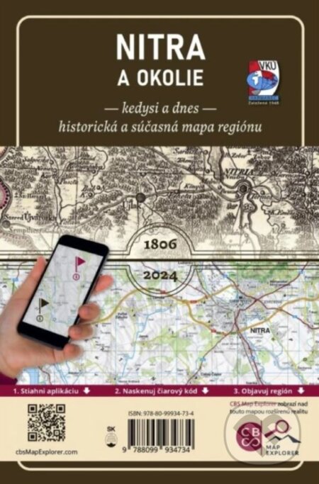 Nitra a okolie (1: 115 000) - kniha z kategorie Mapy Evropy