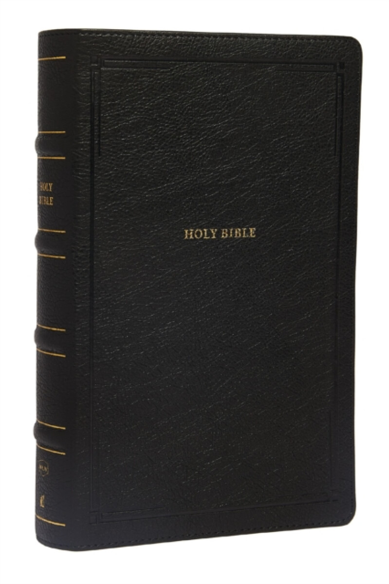 NKJV, End-of-Verse Reference Bible, Personal Size Large Print, Leathersoft, Black, Thumb Indexed, Red Letter, Comfort Print