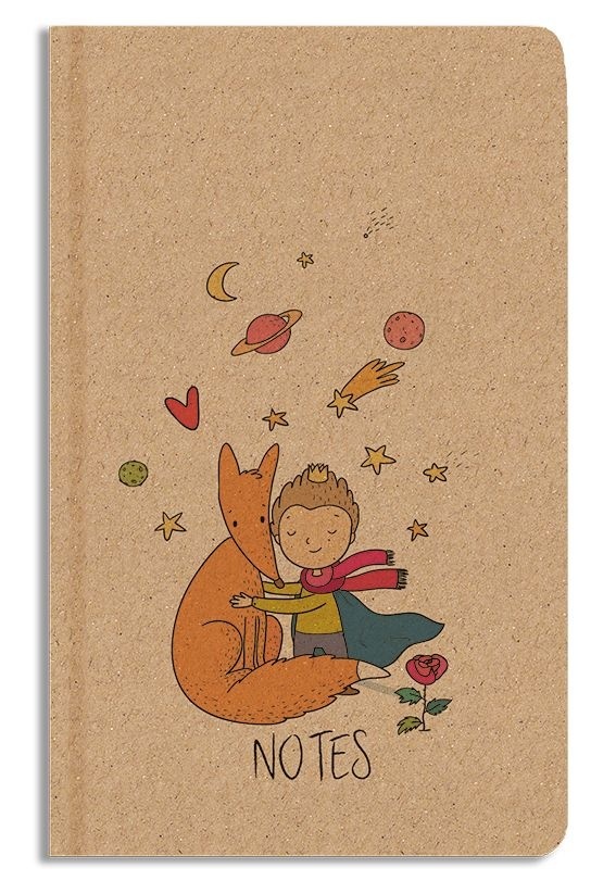 Notes linkovaný A5 kraft Princ