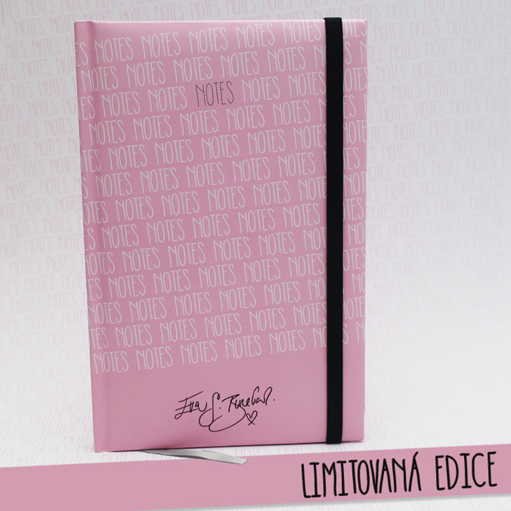 Notes linkovaný Růžový