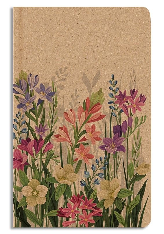 Notes tečkovaný A5 kraft Louka