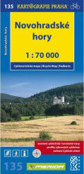 Novohradské hory 1:70 000 (Cykloturistická mapa)