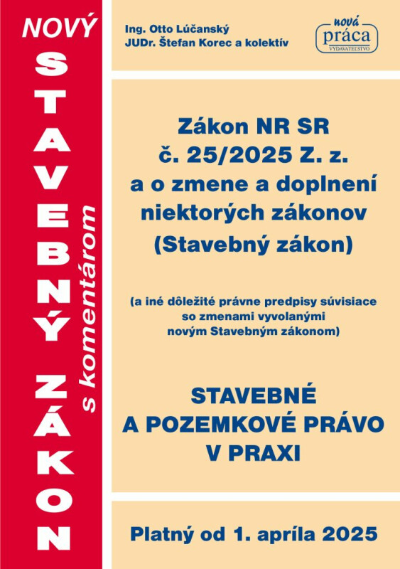 Nový stavebný zákon s komentárom