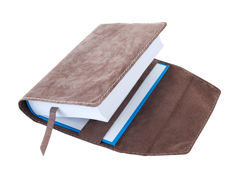 Obal na knihu - hnědý (posuvný, rozměrově variabilní)