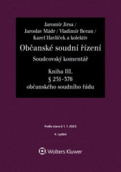 Občanské soudní řízení Soudcovský komentář Kniha III. - kniha z kategorie Právo