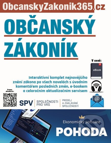Občanský zákoník s úvodním komentářem změn - -