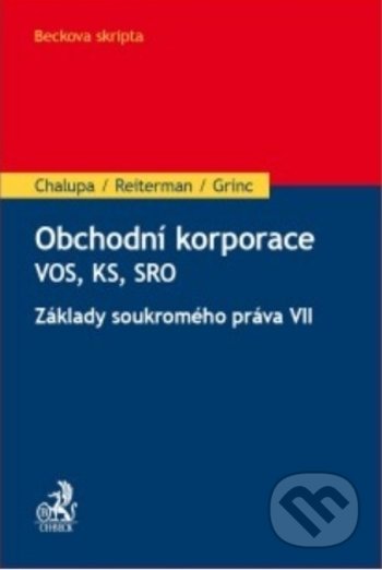 Obchodní korporace (Základy soukromého práva VII)