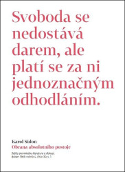 Obrana absolutního postoje (Publicistické a jiné texty z šedesátých let) - kniha z kategorie Eseje, úvahy a glosy
