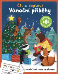 Čti a doplňuj: Vánoční příběhy (První čtení s velkými písmeny) - kniha z kategorie Beletrie pro děti