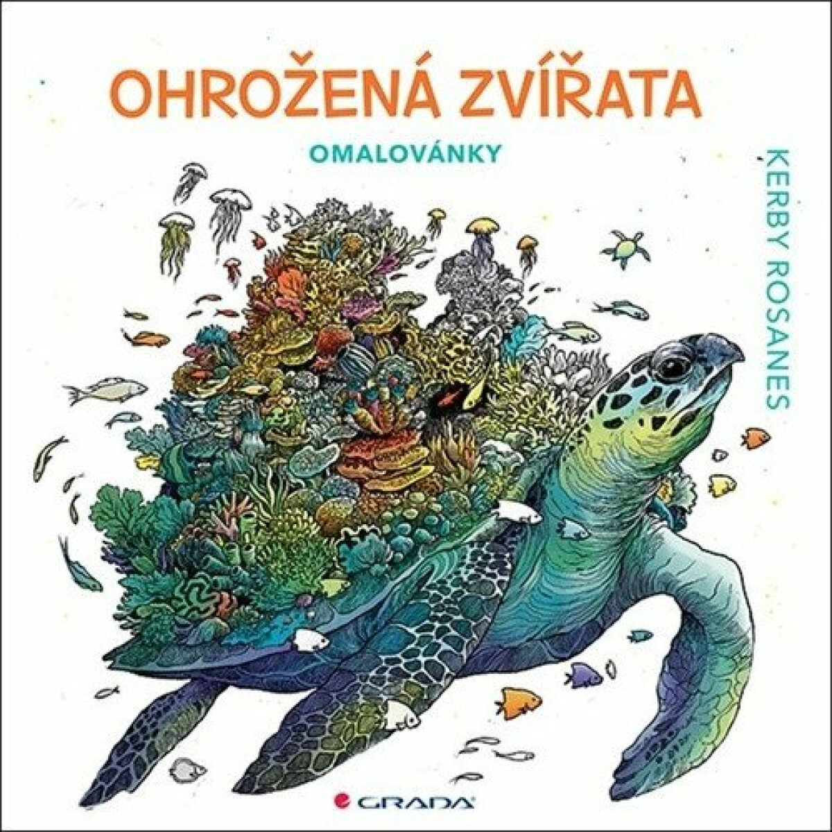 Ohrožená zvířata - Omalovánky - Rosanes Kerby