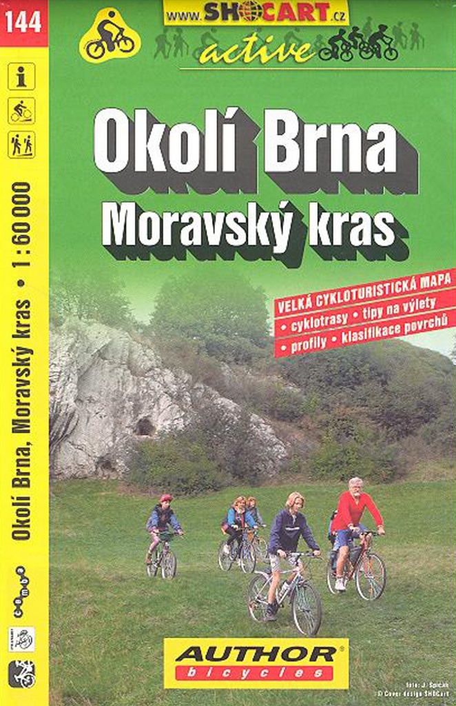 Okolí Brna, Moravský kras 1:60 000