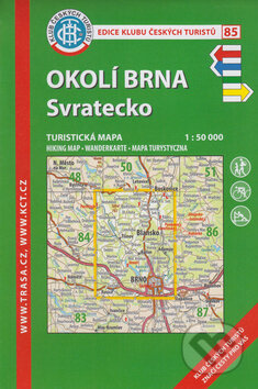 Okolí Brna, Svratecko 1:50 000 (Turistická mapa) - kniha z kategorie Mapy