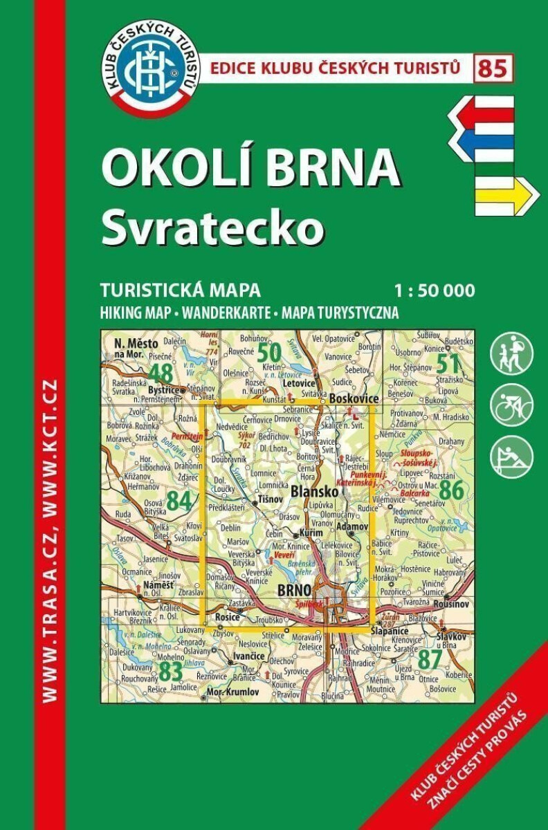 Okolí Brna Svratecko 1:50 000 (Turistická mapa) - kniha z kategorie Mapy