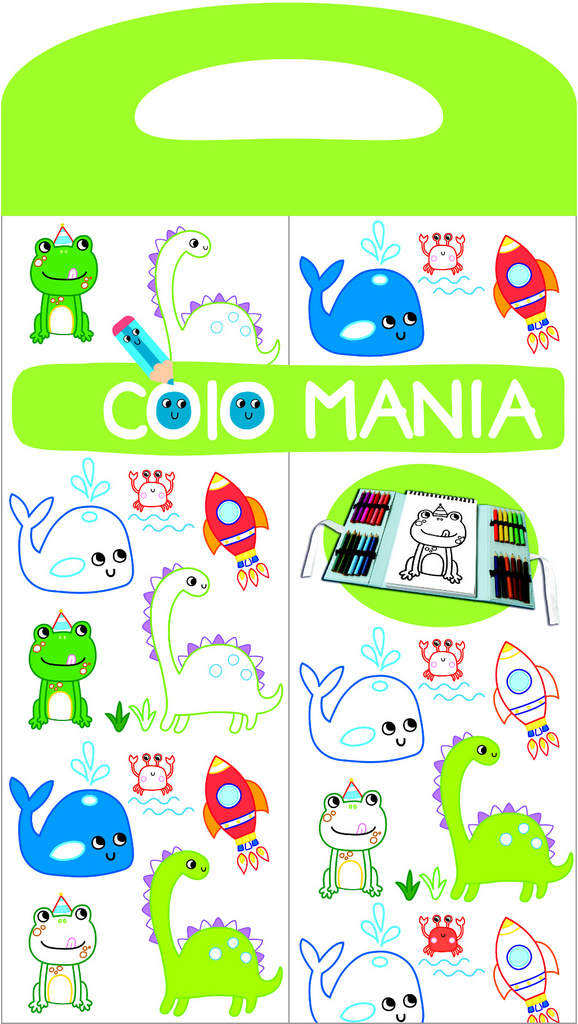 Omalovánka Colomania zelená