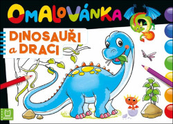 Omalovánka Dinosauři a draci - kniha z kategorie Omalovánky