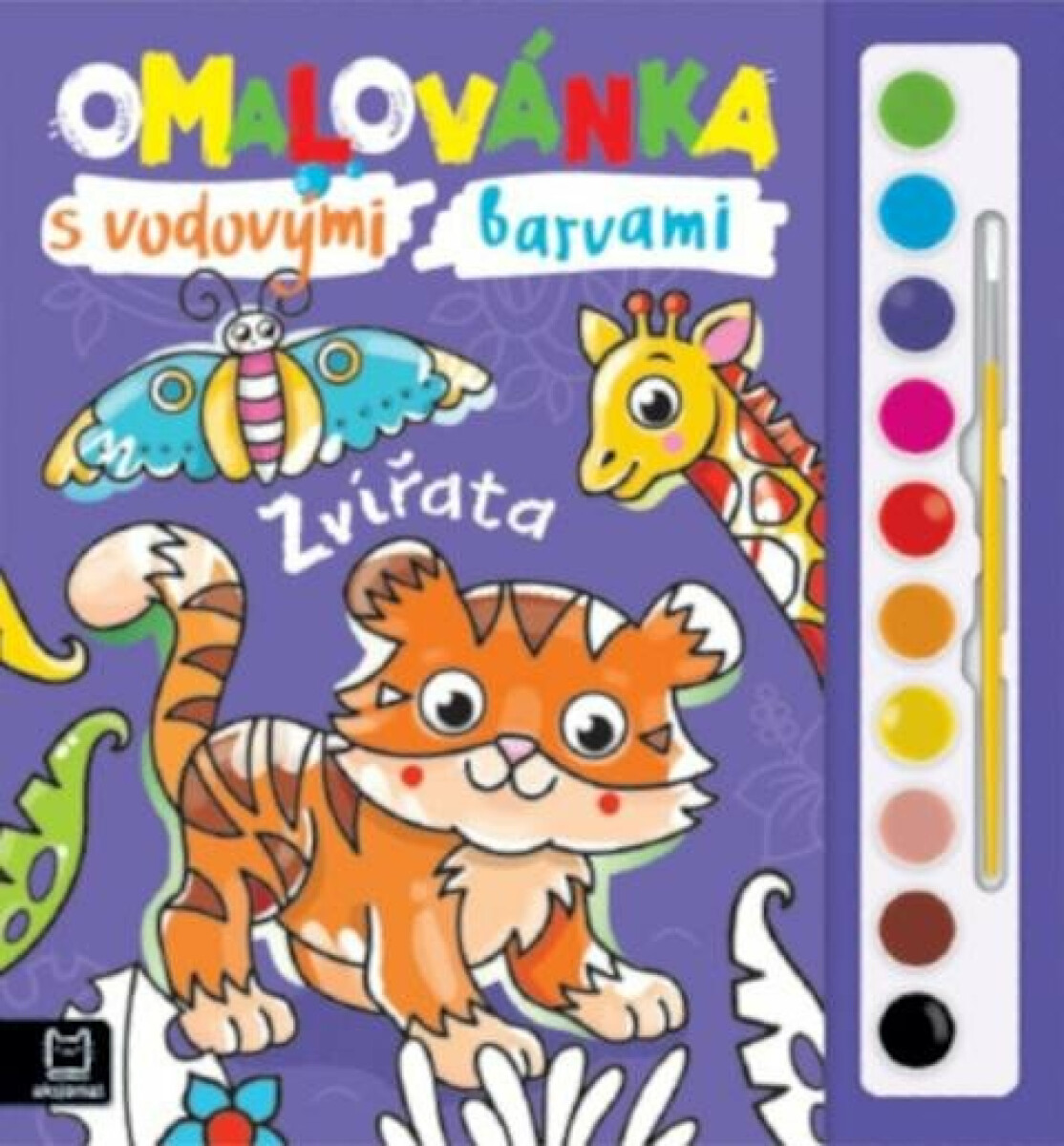 Omalovánka s vodovými barvami Zvířata - Anna Podgórska, Sylwia Filipczak