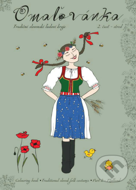 Omaľovánka (Tradičné slovenské ľudové kroje 2. časť