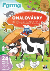 Omalovánky A4 se samolepkami Farma - kniha z kategorie Omalovánky