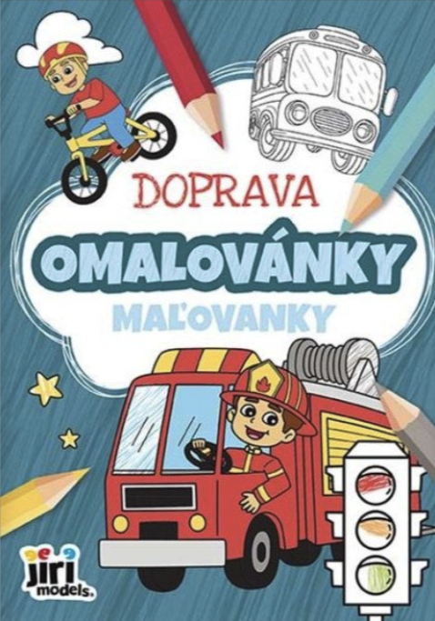 Omalovánky A5 Doprava - kniha z kategorie Omalovánky