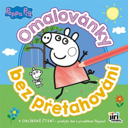 Omalovánky bez přetahování Prasátko Peppa - kniha z kategorie Omalovánky