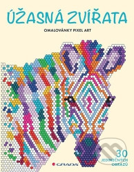Omalovánky Pixel Art Úžasná zvířata - 30 jedinečných obrazů