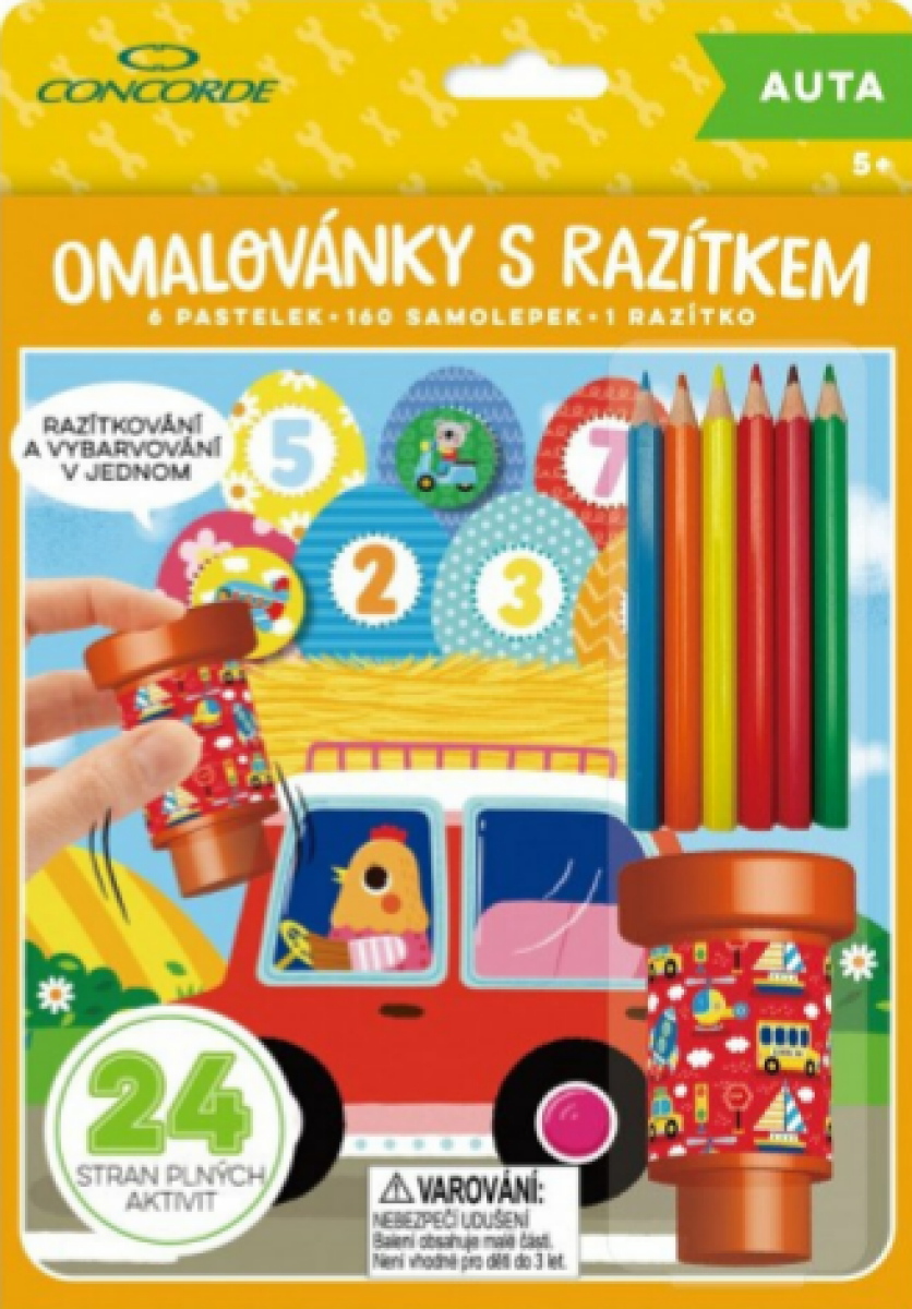 Omalovánky s razítkem CONCORDE