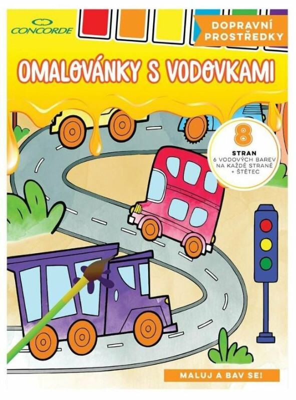 Omalovánky s vodovkami