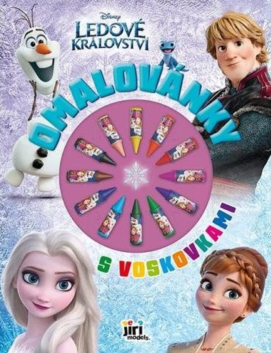 Omalovánky s voskovkami: Ledové království