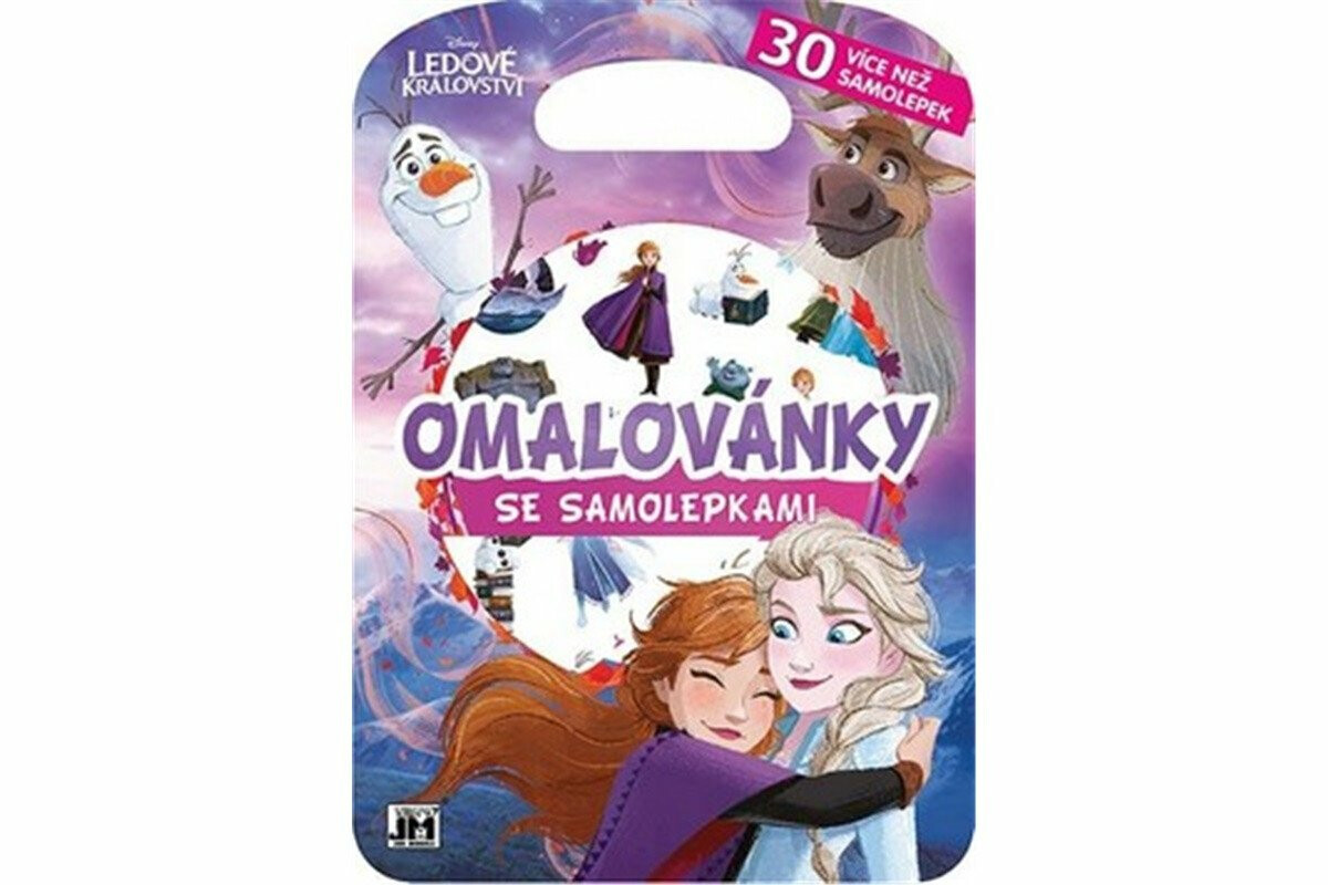 Omalovánky se samolepkami Ledové království - kniha z kategorie Omalovánky