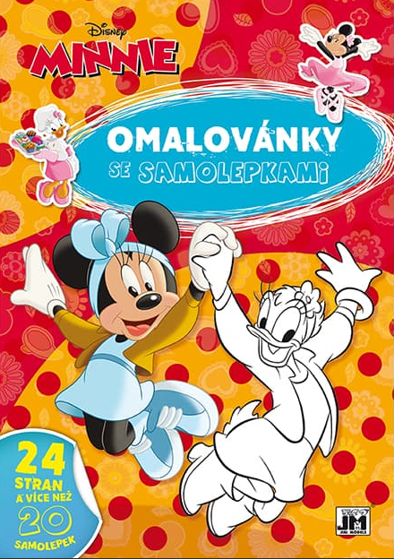 Omalovánky se samolepkami Minnie - kniha z kategorie Omalovánky