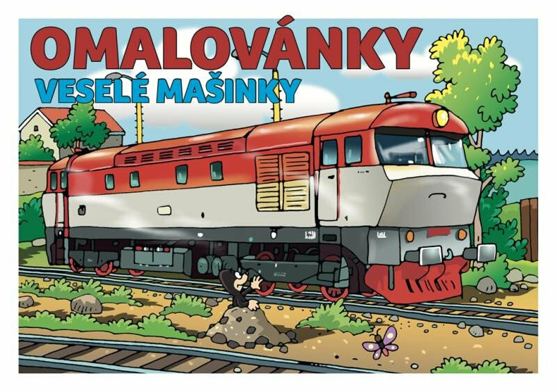 Omalovánky Veselé mašinky - kniha z kategorie Omalovánky