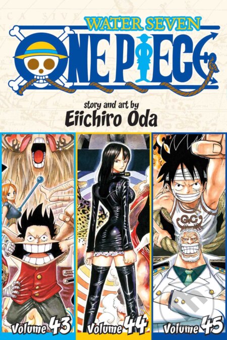 One Piece Volumes 43, 44 & 45