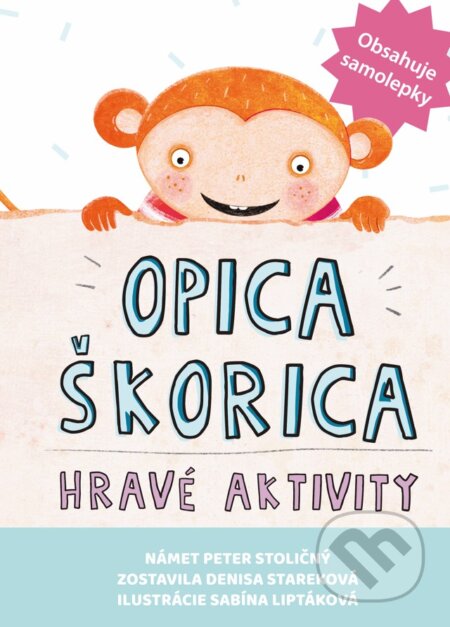 Opica Škorica – Hravé aktivity (+ samolepky)